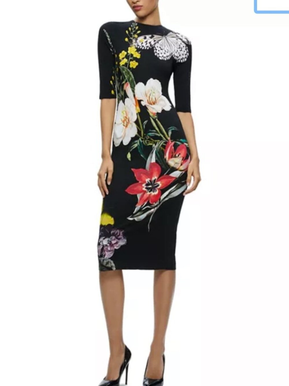 Alice And Olivia Dress/Delora butterfly flower - Picture 10 of 12